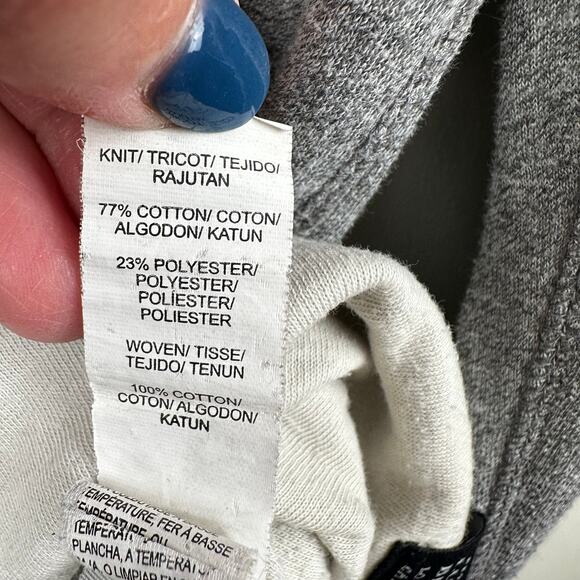 Lucky Brand Black Label Men's Henley Shirt Gray Mid Weight Long Sleeve Size Med - Picture 11 of 13